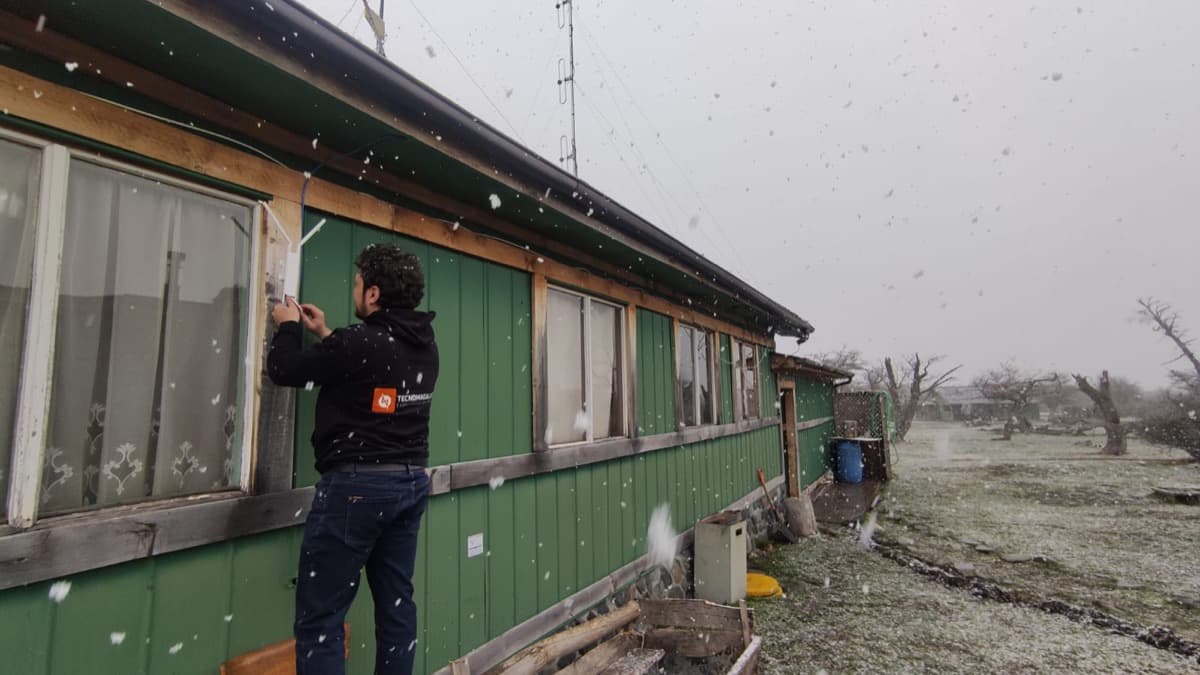 Network installation in remote location